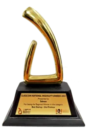SLASSCOM National Ingenuity Awards 2022 trophy, regional winner, Best Startup, Uva Province
